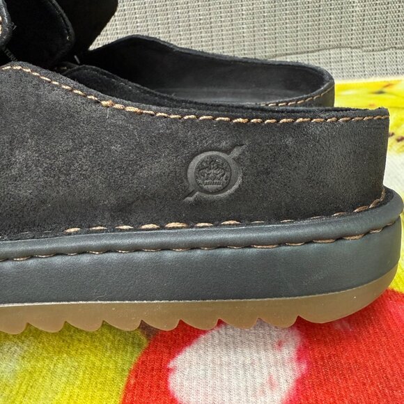 Børn Men's Black Dist Leather Jude Mule Size 9.5 M - Picture 4 of 8